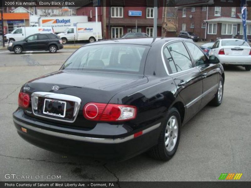Ebony Black / Black 2006 Kia Amanti
