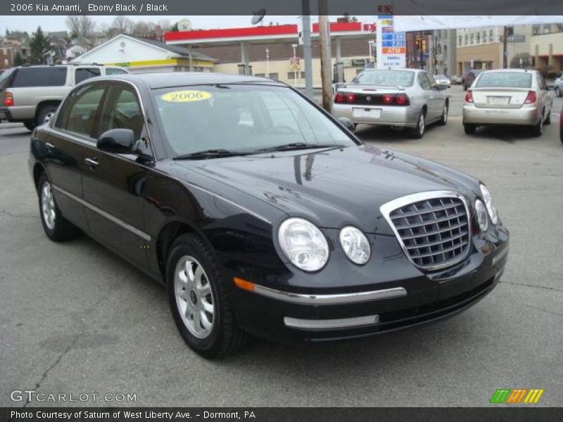 Ebony Black / Black 2006 Kia Amanti