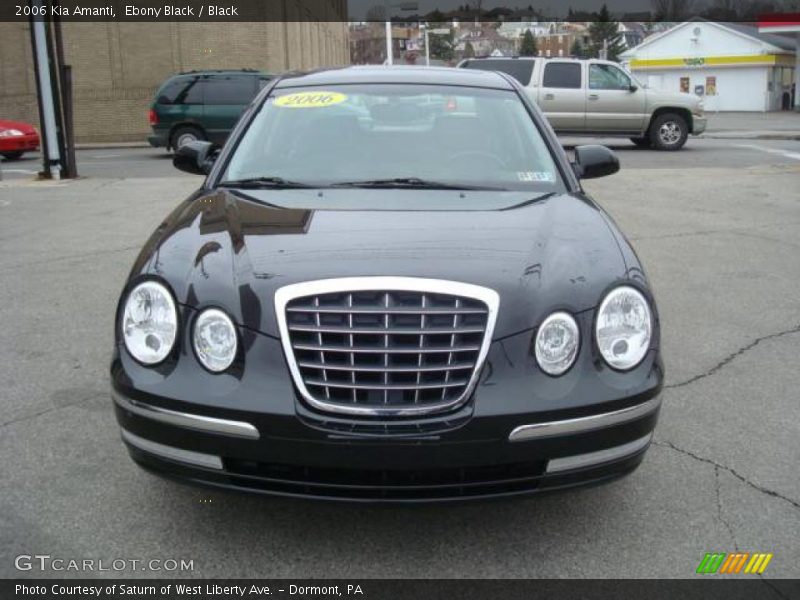 Ebony Black / Black 2006 Kia Amanti
