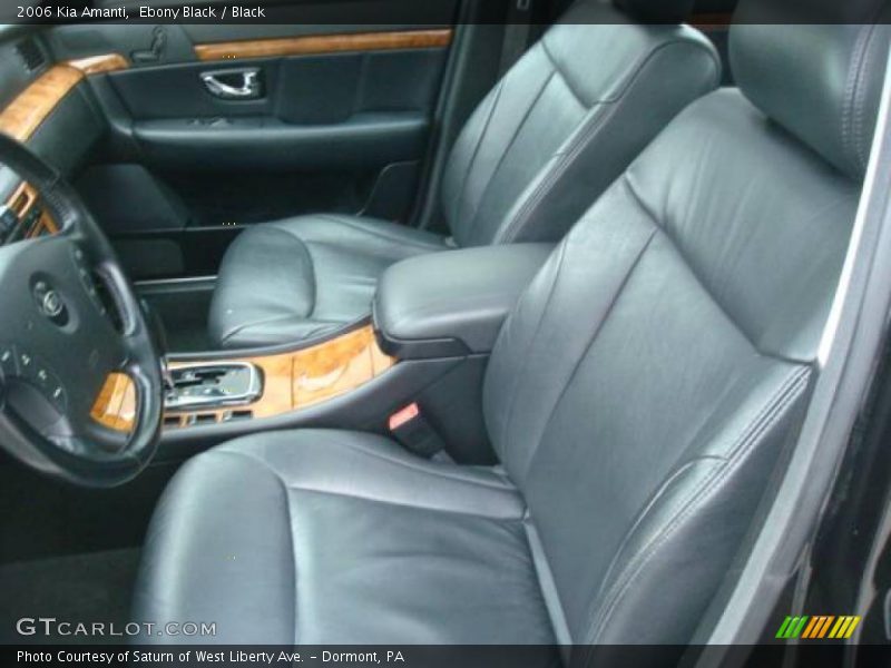 Ebony Black / Black 2006 Kia Amanti