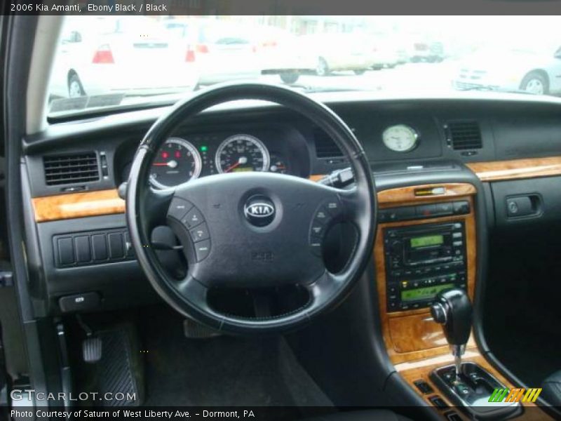Ebony Black / Black 2006 Kia Amanti