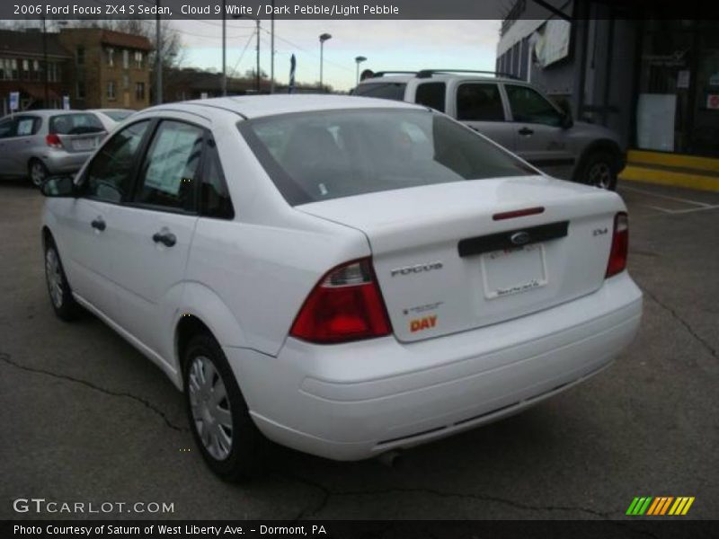 Cloud 9 White / Dark Pebble/Light Pebble 2006 Ford Focus ZX4 S Sedan