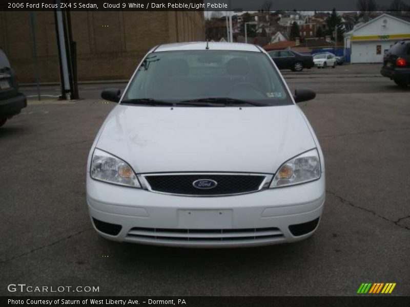 Cloud 9 White / Dark Pebble/Light Pebble 2006 Ford Focus ZX4 S Sedan