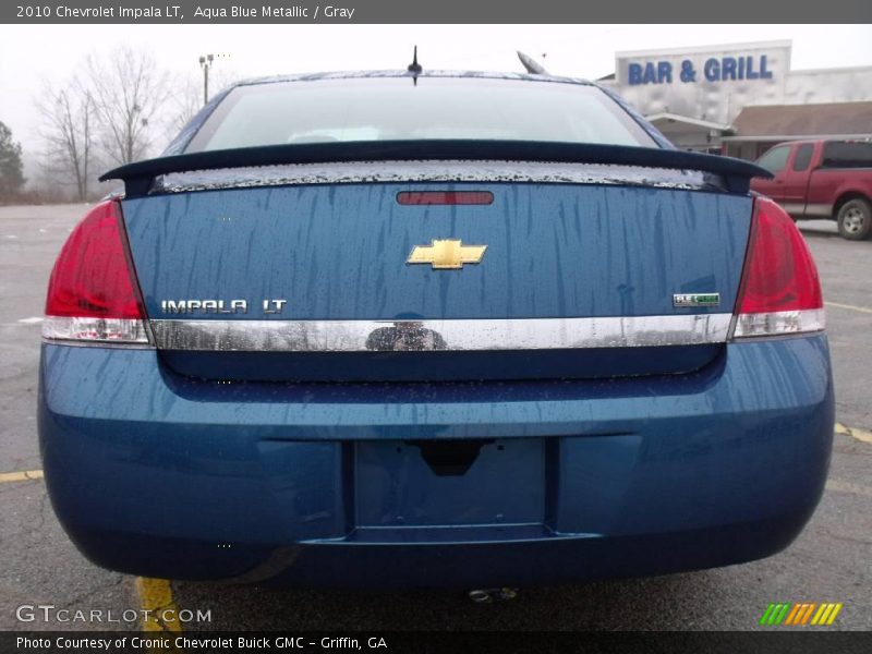 Aqua Blue Metallic / Gray 2010 Chevrolet Impala LT