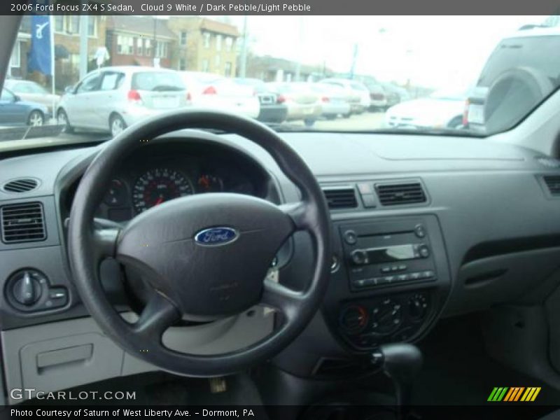 Cloud 9 White / Dark Pebble/Light Pebble 2006 Ford Focus ZX4 S Sedan
