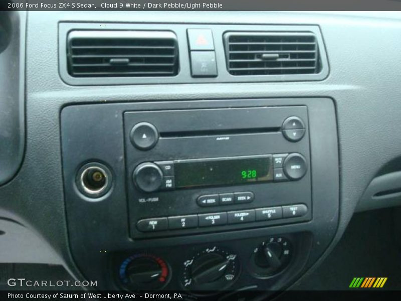 Cloud 9 White / Dark Pebble/Light Pebble 2006 Ford Focus ZX4 S Sedan