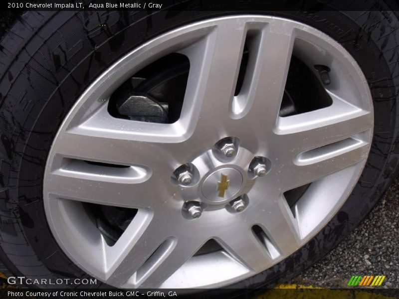Aqua Blue Metallic / Gray 2010 Chevrolet Impala LT