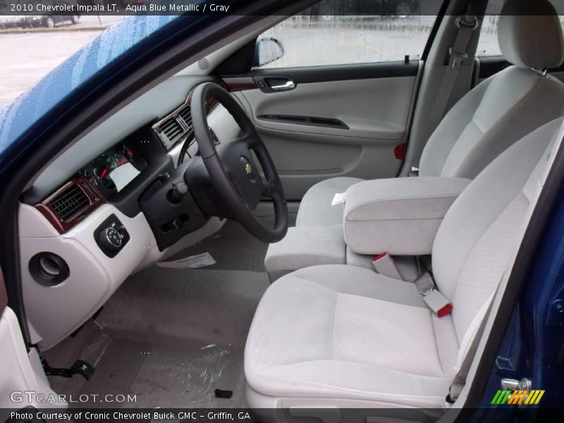 Aqua Blue Metallic / Gray 2010 Chevrolet Impala LT