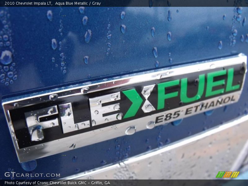 Aqua Blue Metallic / Gray 2010 Chevrolet Impala LT