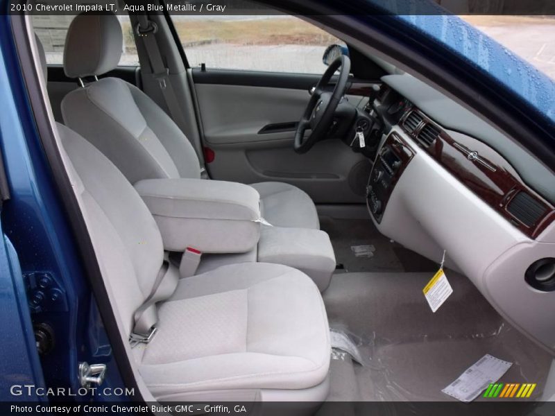 Aqua Blue Metallic / Gray 2010 Chevrolet Impala LT