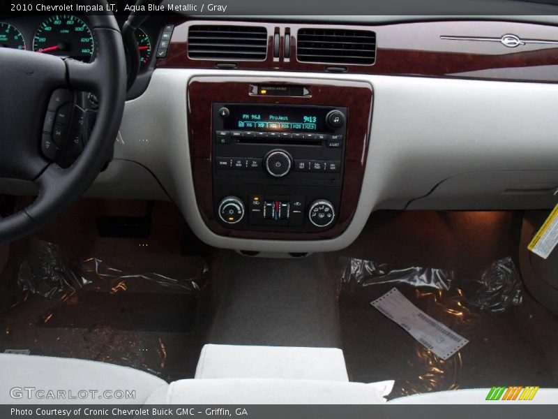 Aqua Blue Metallic / Gray 2010 Chevrolet Impala LT