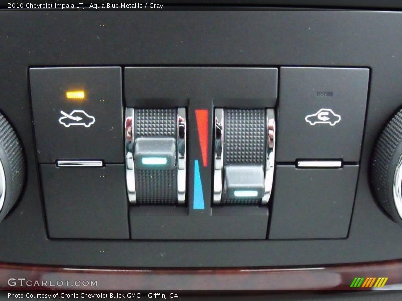 Aqua Blue Metallic / Gray 2010 Chevrolet Impala LT