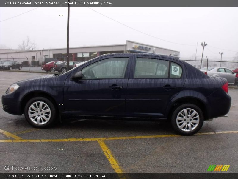 Imperial Blue Metallic / Gray 2010 Chevrolet Cobalt LS Sedan