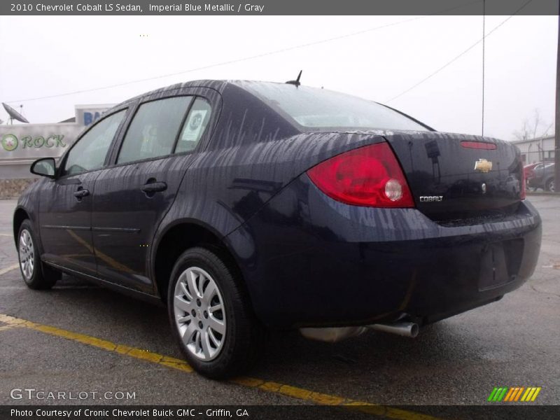Imperial Blue Metallic / Gray 2010 Chevrolet Cobalt LS Sedan