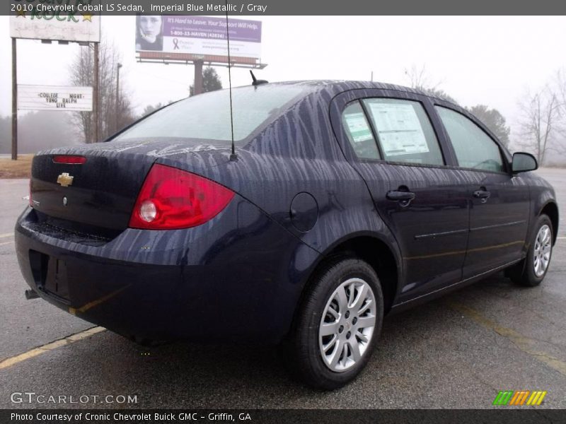 Imperial Blue Metallic / Gray 2010 Chevrolet Cobalt LS Sedan