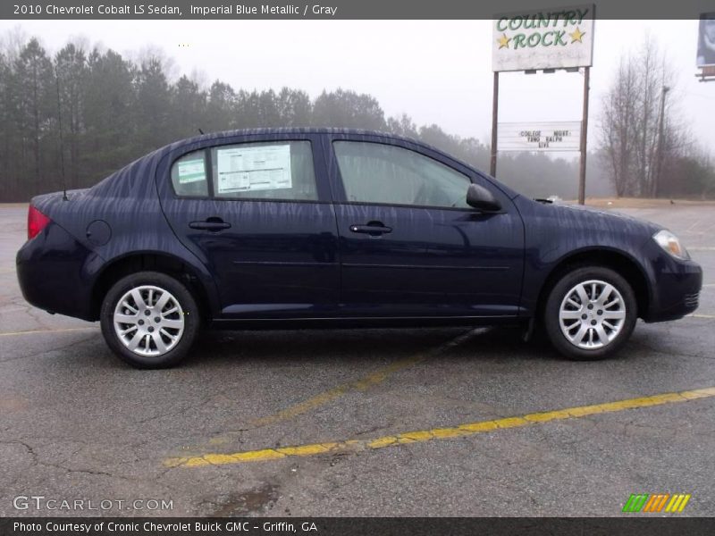 Imperial Blue Metallic / Gray 2010 Chevrolet Cobalt LS Sedan