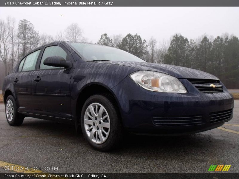 Imperial Blue Metallic / Gray 2010 Chevrolet Cobalt LS Sedan