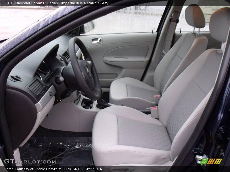 Imperial Blue Metallic / Gray 2010 Chevrolet Cobalt LS Sedan