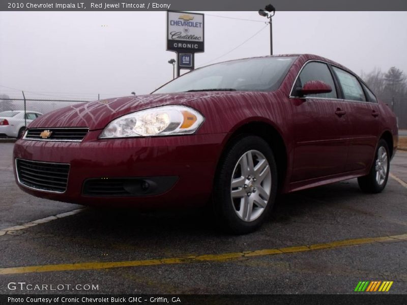 Red Jewel Tintcoat / Ebony 2010 Chevrolet Impala LT