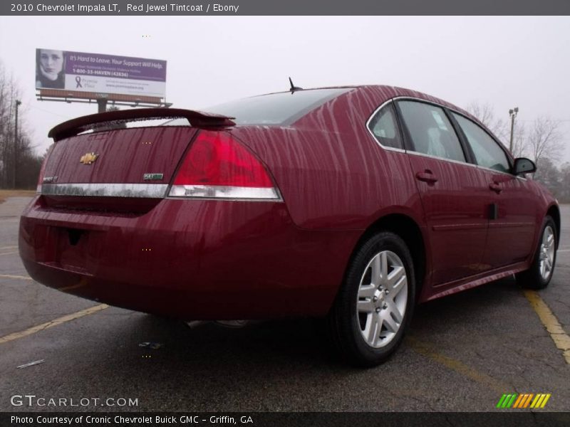 Red Jewel Tintcoat / Ebony 2010 Chevrolet Impala LT