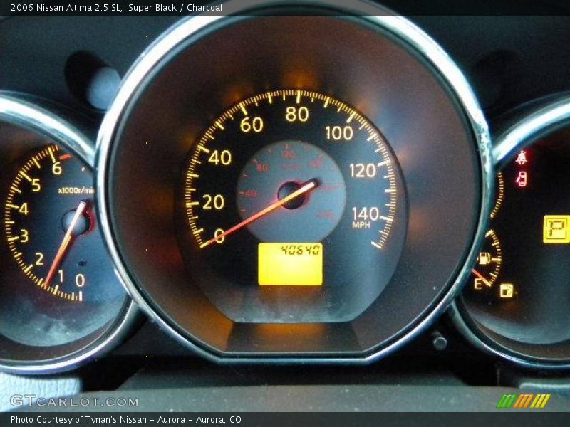 Super Black / Charcoal 2006 Nissan Altima 2.5 SL