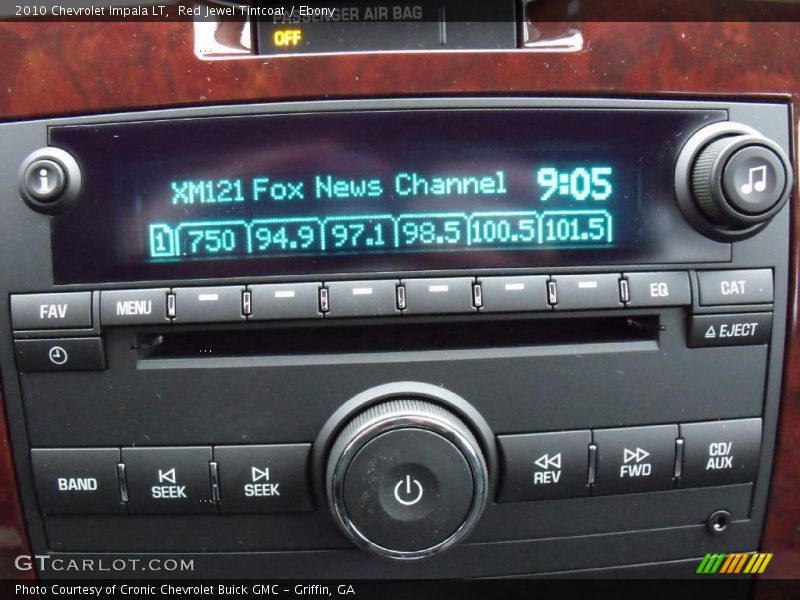 Red Jewel Tintcoat / Ebony 2010 Chevrolet Impala LT