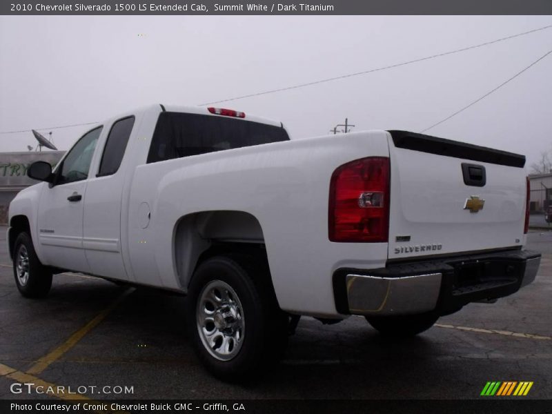 Summit White / Dark Titanium 2010 Chevrolet Silverado 1500 LS Extended Cab