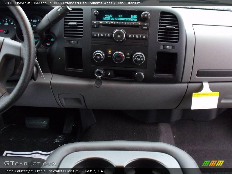 Summit White / Dark Titanium 2010 Chevrolet Silverado 1500 LS Extended Cab