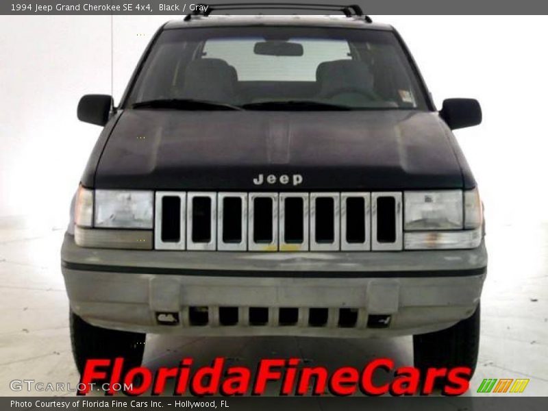 Black / Gray 1994 Jeep Grand Cherokee SE 4x4