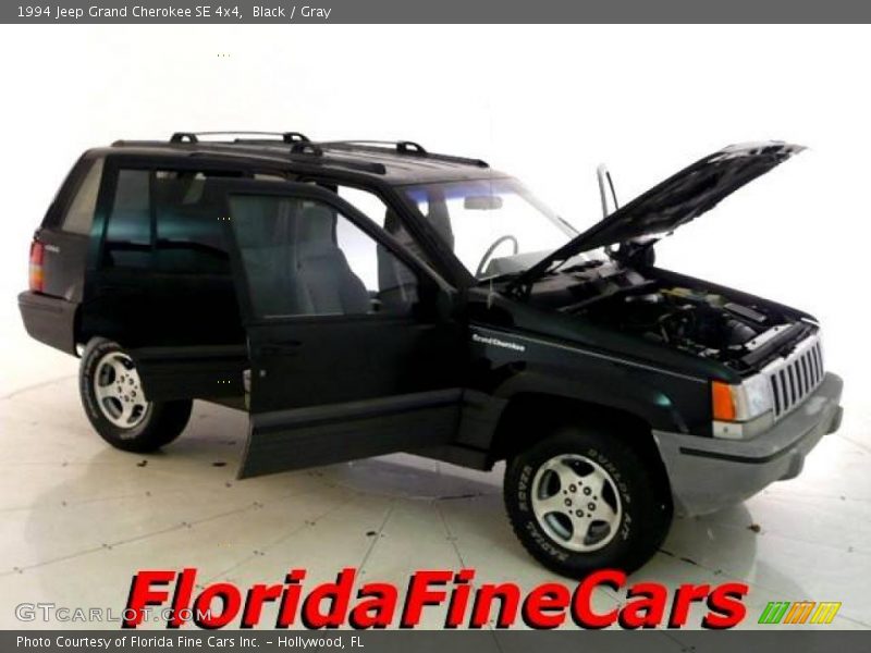 Black / Gray 1994 Jeep Grand Cherokee SE 4x4