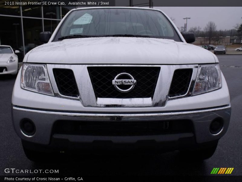 Avalanche White / Steel 2010 Nissan Frontier SE Crew Cab