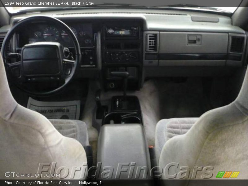 Black / Gray 1994 Jeep Grand Cherokee SE 4x4