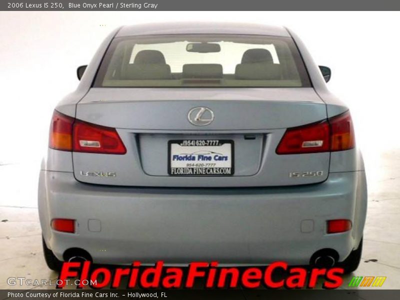 Blue Onyx Pearl / Sterling Gray 2006 Lexus IS 250