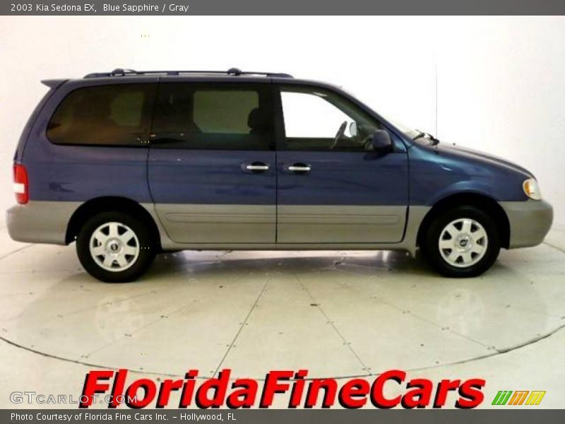 Blue Sapphire / Gray 2003 Kia Sedona EX