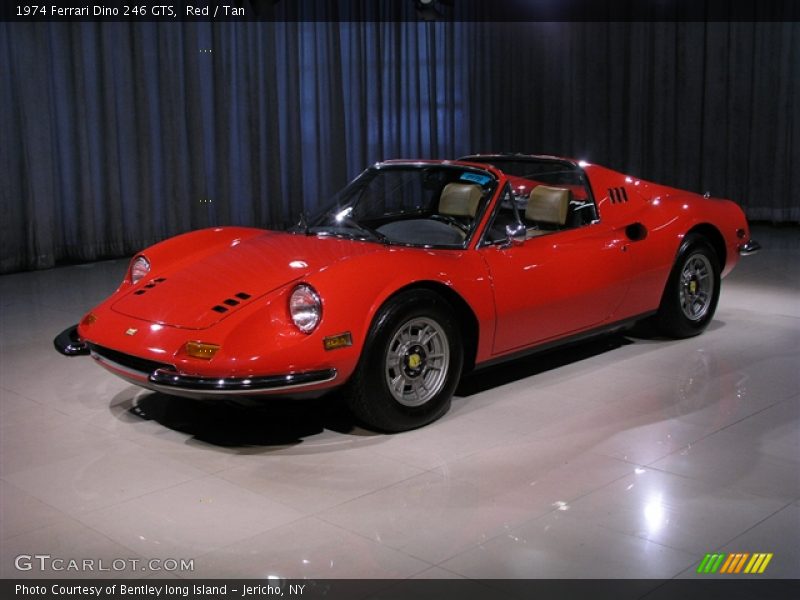Red / Tan 1974 Ferrari Dino 246 GTS