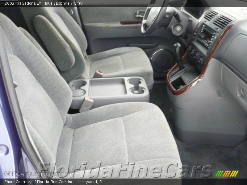 Blue Sapphire / Gray 2003 Kia Sedona EX
