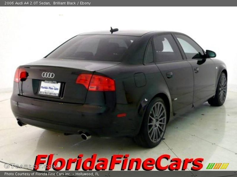 Brilliant Black / Ebony 2006 Audi A4 2.0T Sedan