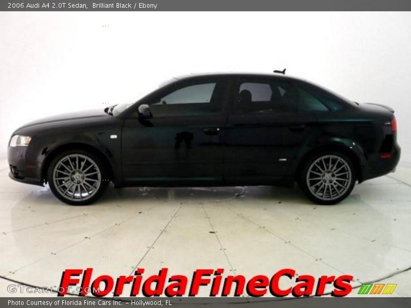 Brilliant Black / Ebony 2006 Audi A4 2.0T Sedan