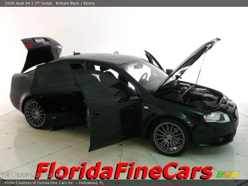 Brilliant Black / Ebony 2006 Audi A4 2.0T Sedan