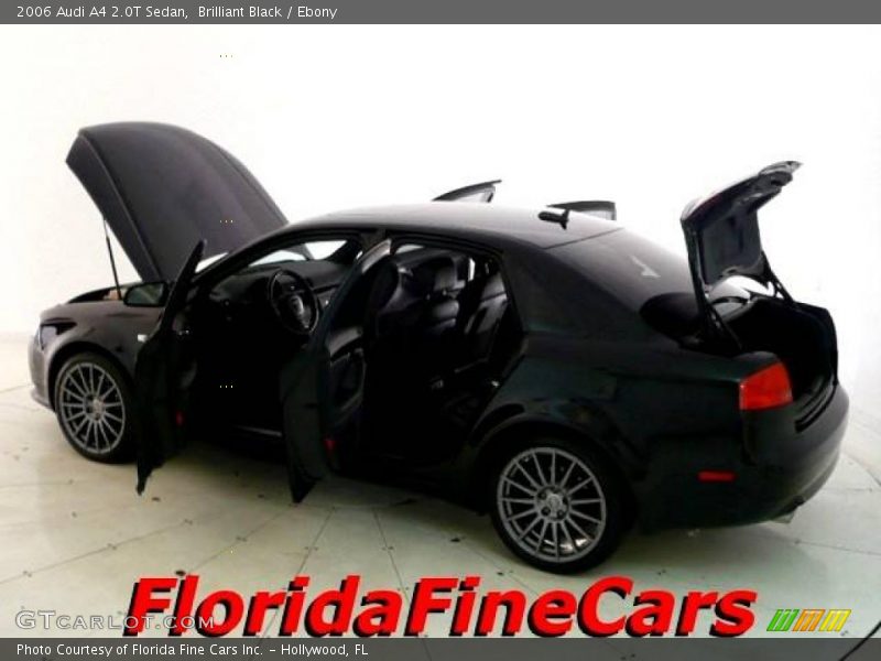 Brilliant Black / Ebony 2006 Audi A4 2.0T Sedan