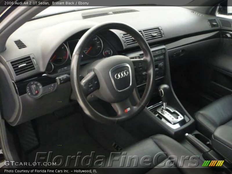 Brilliant Black / Ebony 2006 Audi A4 2.0T Sedan