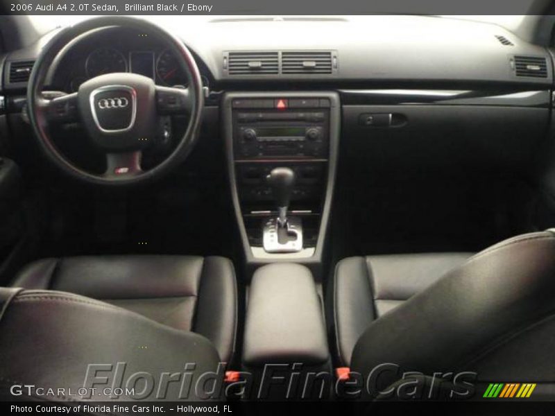 Brilliant Black / Ebony 2006 Audi A4 2.0T Sedan