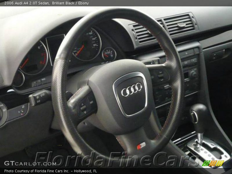 Brilliant Black / Ebony 2006 Audi A4 2.0T Sedan