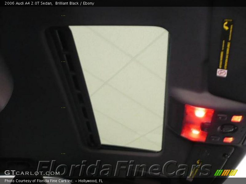Brilliant Black / Ebony 2006 Audi A4 2.0T Sedan
