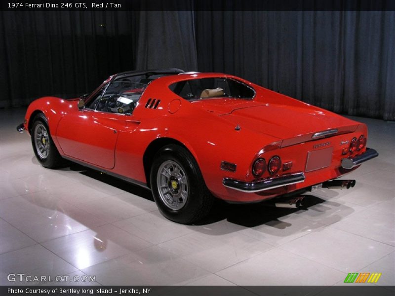 Red / Tan 1974 Ferrari Dino 246 GTS