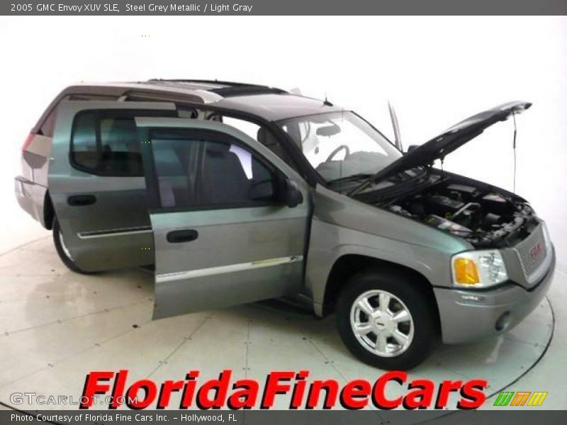 Steel Grey Metallic / Light Gray 2005 GMC Envoy XUV SLE
