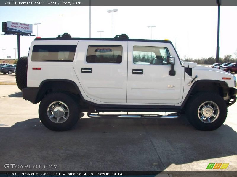 White / Ebony Black 2005 Hummer H2 SUV