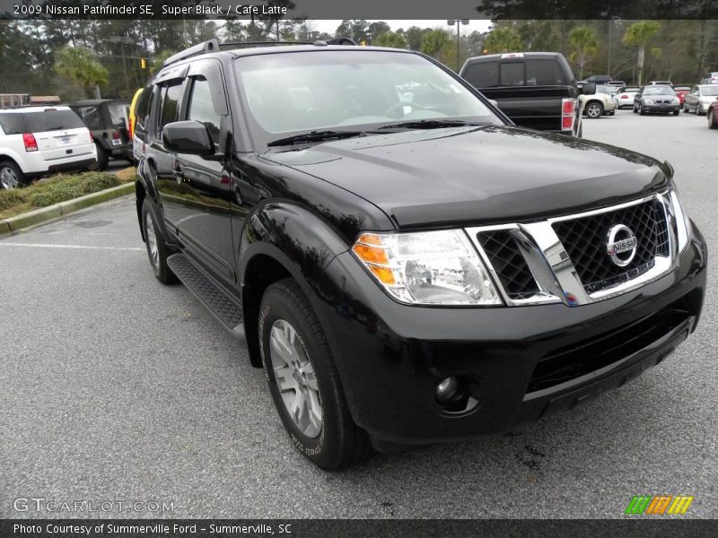 Super Black / Cafe Latte 2009 Nissan Pathfinder SE