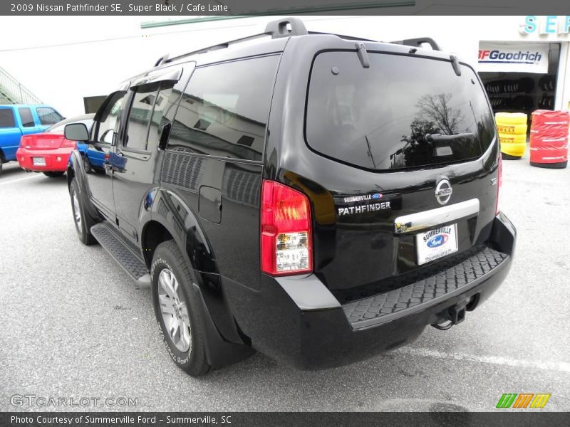 Super Black / Cafe Latte 2009 Nissan Pathfinder SE