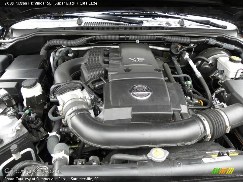 Super Black / Cafe Latte 2009 Nissan Pathfinder SE